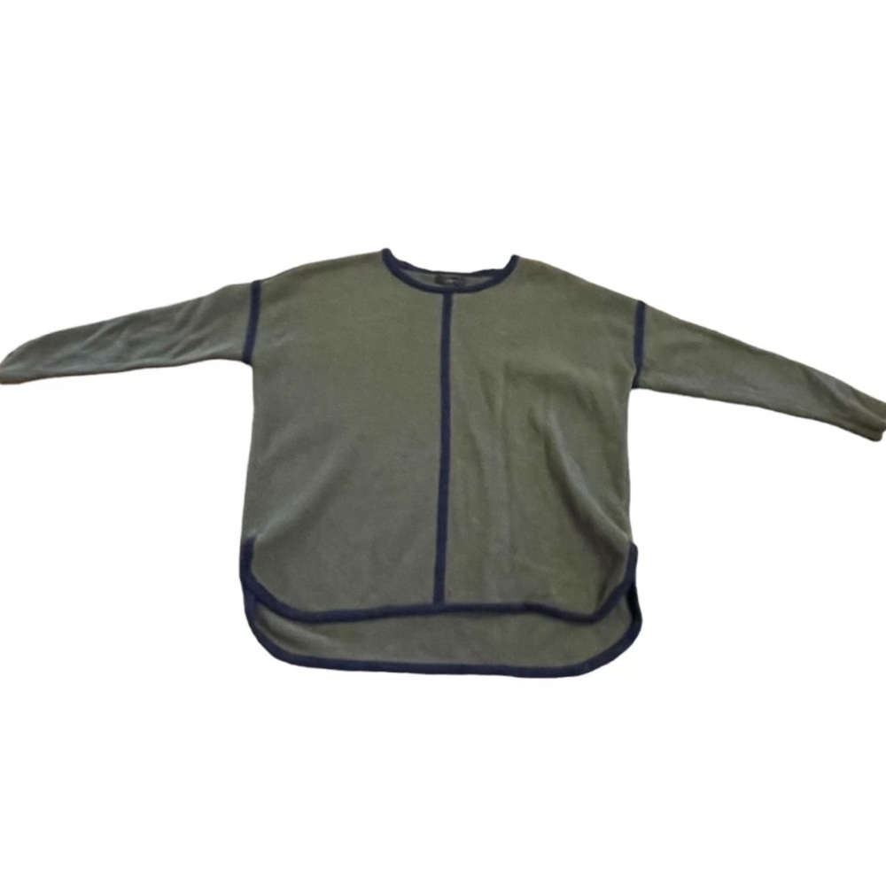 J. Crew Women’s Sweater 100% Wool Black Label Olive Green Size Small